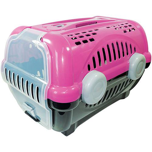 Caixa de Transporte Luxo Furacão Pet Nº1 Rosa