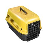 Caixa de Transporte N.2 Cão Cachorro Gato Pequena Amarela