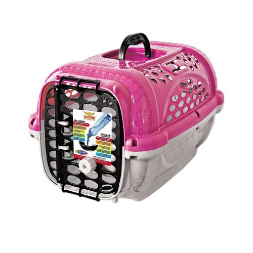 Caixa de Transporte para Cães e Gatos Panther N°3 - Rosa