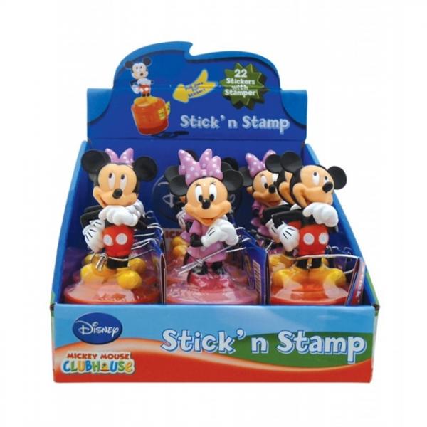 Caixa Display com Adesivos e Carimbos Mickey e Minnie 0621256 Bip