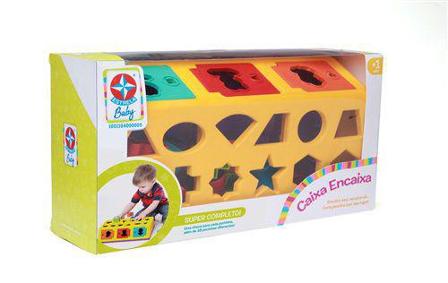 Caixa Encaixa Brinquedo Educativo Estrela