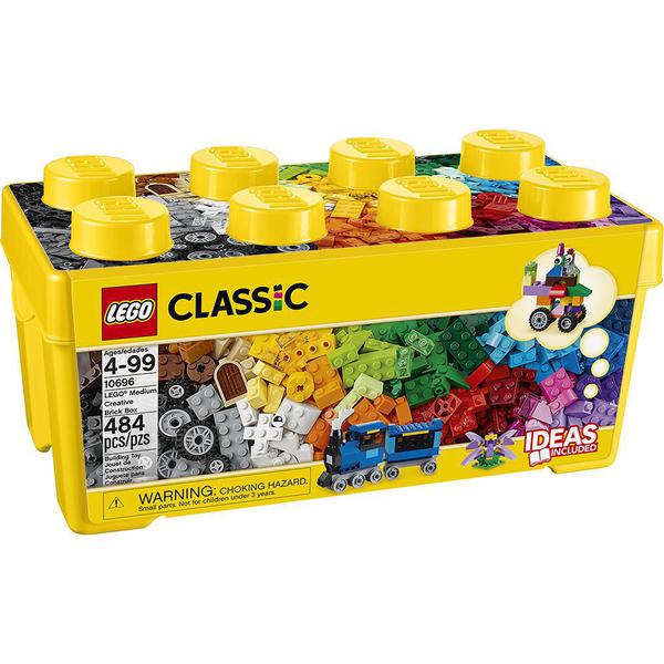 Caixa Media de Peças Criativas 484 Peças Lego