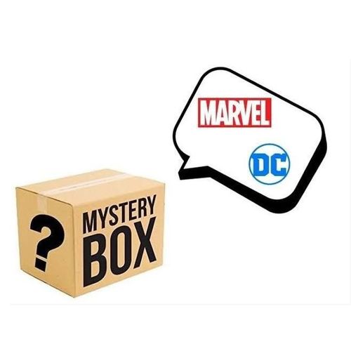 Tudo sobre 'Caixa Misteriosa Mistery Box Marvel DC Tamanho P 5 Produtos Brinquedos Livros e Muito Mais - Entre na Onda da Magia e Mistério'