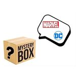 Caixa Misteriosa Mistery Box Marvel DC Tamanho P 5 Produtos Brinquedos Livros e Muito Mais - Entre na Onda da Magia e Mistério