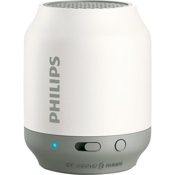 Caixa Multimídia 2W Bluetooth Branca e Cinza Bt50wx-78 Philips