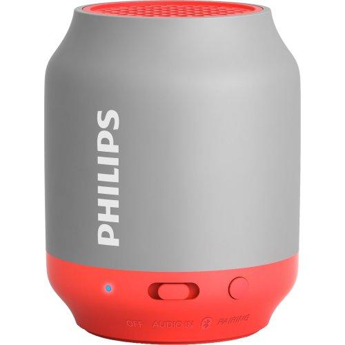 Caixa Multimidia 2w Bluetooth Bt50gx/78 Cinza e Vermelha Philips - Philips