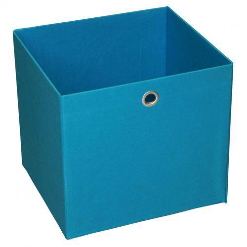 Tudo sobre 'Caixa Organizadora 30cmx28cm Acasa Móveis Azul'