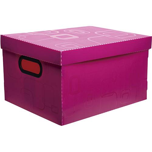 Tamanhos, Medidas e Dimensões do produto Caixa Organizadora Dellosmile Pequena Rosa Pink