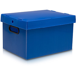 Caixa Organizadora Desmontável G Azul - Prontobox