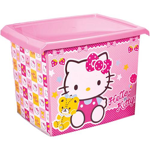 Caixa Organizadora Hello Kitty 20L Rosa - Monte Libano