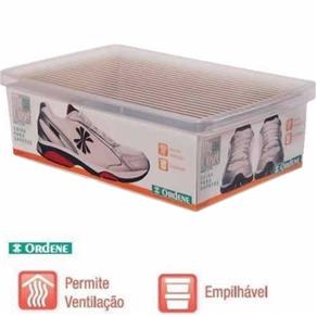 Caixa Organizadora Ordene Grande para Sapatos 35.5X11X23.5Cm