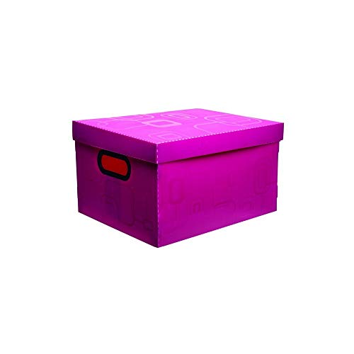 Caixa Organizadora Pequena 14,34L Rosa Pink - Dello