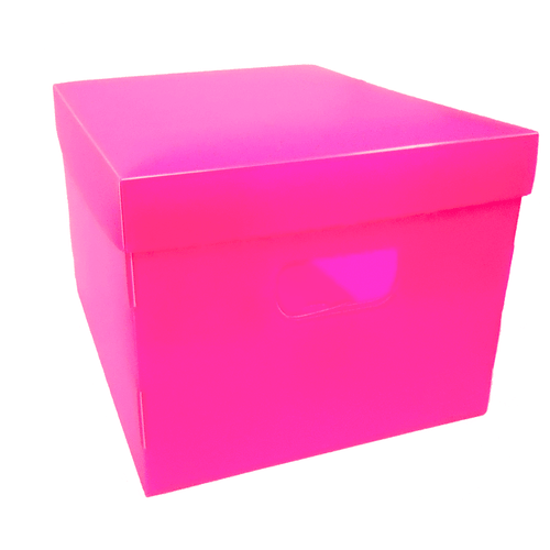 Caixa Organizadora Plástica PP Rosa - Plascony 1022196