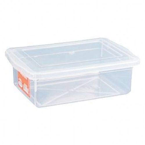 Caixa Organizadora Plástico com Tampa Transparente 2,5 L Biopratika Pleion - PLE 310