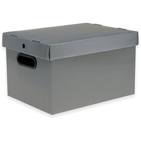 Caixa Organizadora Prontobox Prata 440x320x260 - Grande