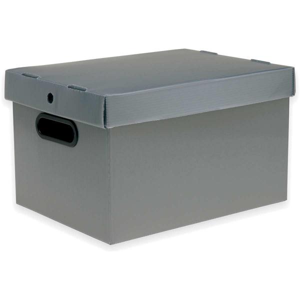 Caixa Organizadora Prontobox Prata 360X265X230 MD - Polycart