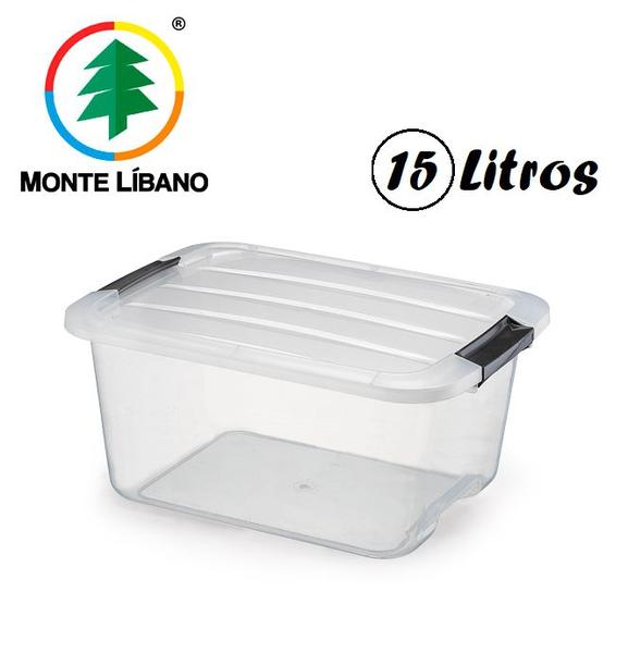 Caixa Organizadora Transparente 15 Litros - Monte Libano