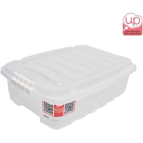 Caixa Plastica Multiuso GRAN BOX Baixa Incolor 9,3L - TRANSPARENTE