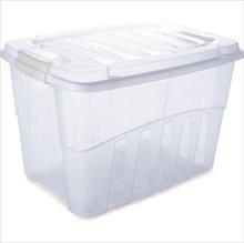 Caixa Plastica Multiuso GRAND BOX ALTA Incolor 56L - Plasutil