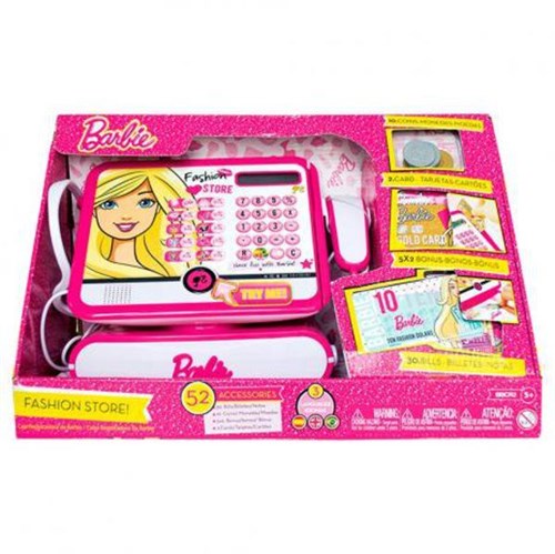 Caixa Registradora Barbie Luxo 7274-9 FUN