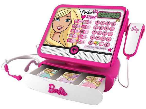 Caixa Registradora Barbie Luxo - Fun 72749