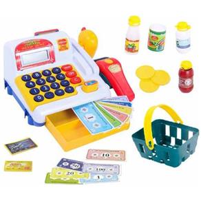 Caixa Registradora Calculadora Scanner Infantil