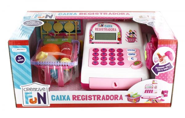 Caixa Registradora Creative Fun Rosa Infantil BR387 - Multikids