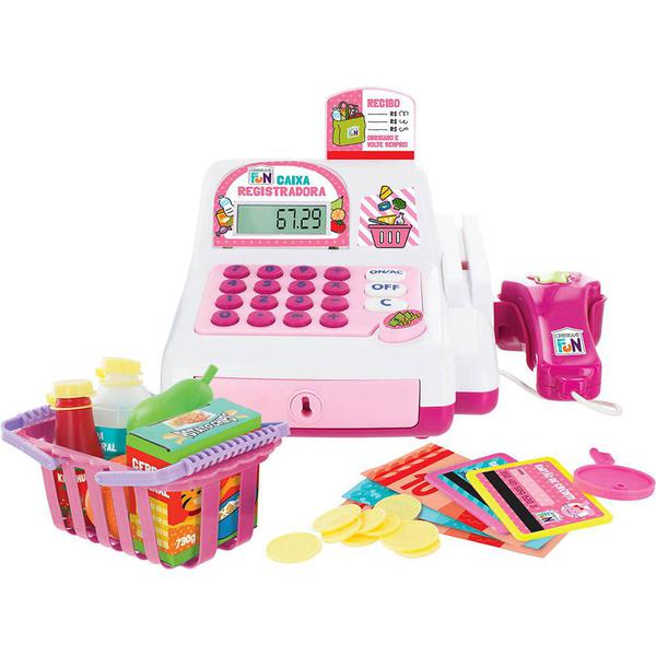 Caixa Registradora Creative Fun Rosa Infantil Br387 Multikids