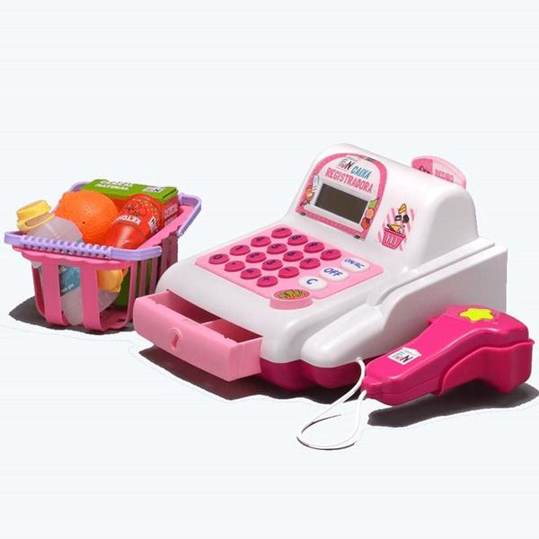 Caixa Registradora Creative Fun Rosa Infantil BR387 Multilaser