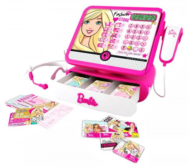 Caixa Registradora Infantil Barbie Luxo - Fashion Store - Fun