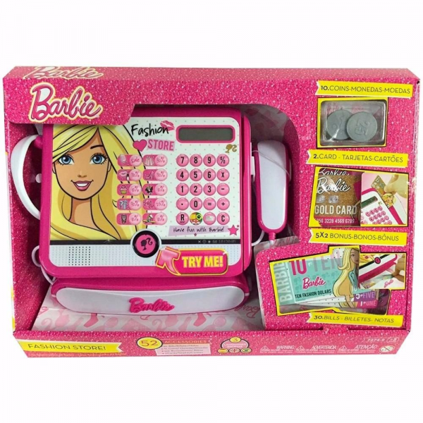 Caixa Registradora Luxo Barbie 72749 - Fun