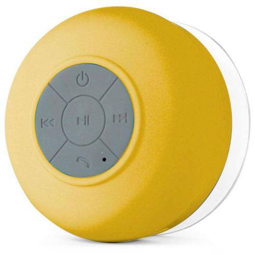 Caixa Som Banheiro Prova Dágua Bluetooth Samsung Iphone Asus-Amarelo