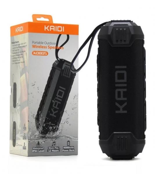 Caixa Som Kaidi Kd-805 Wi-fi Prova Dágua Bluetooth Sem Fio