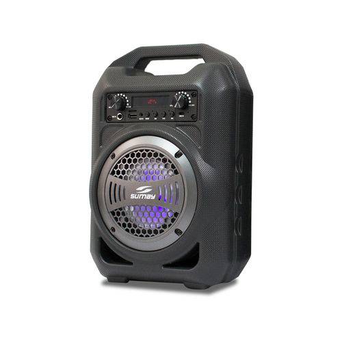 Caixa Som Portátil Sumay Gallon Music Sm-CSP13 30W Bluetooth Sd Ultraleve