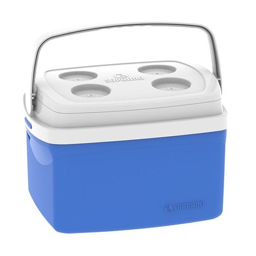 Caixa Térmica Cooler 12 Litros Azul - Soprano