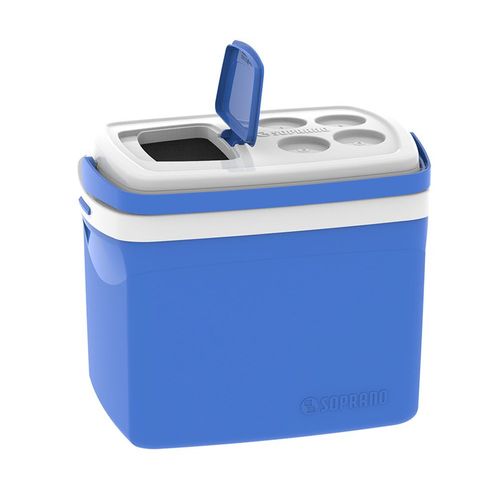 Caixa Térmica Cooler 32 Litros Azul - Soprano