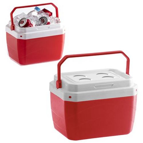 Caixa Térmica de Plastico Vermelha 17 Litros 39,5 X 31 X 25,5 Cm - Paramount