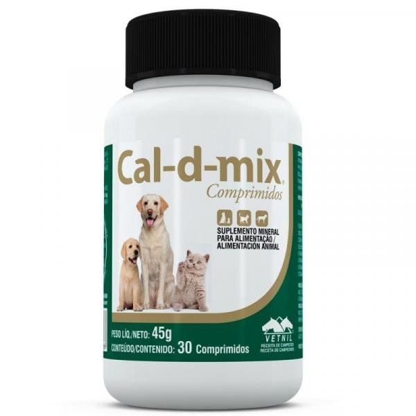Cal-D-Mix 30 Comprimidos - Vetnil