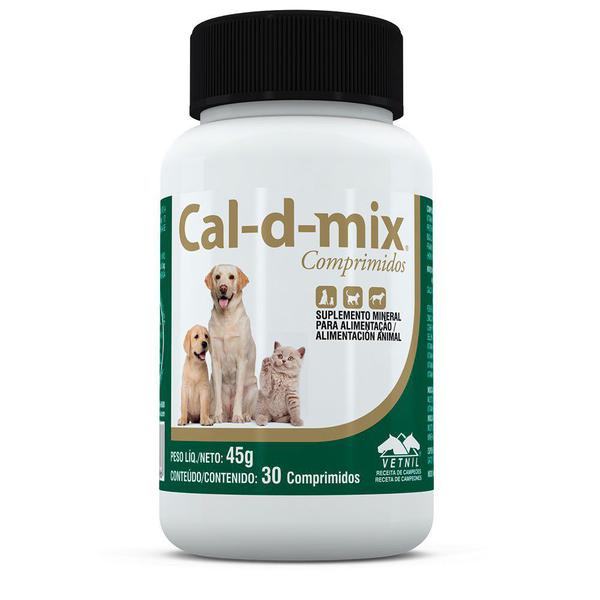 Cal-d-mix - 30 Comprimidos - Vetnil