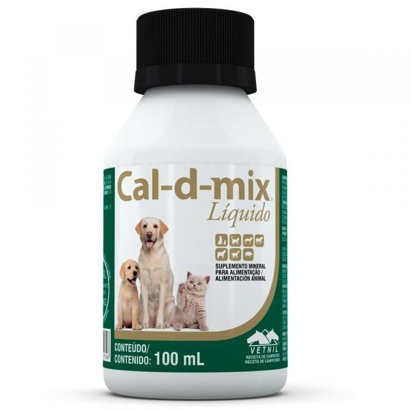 Cal-D-Mix Líquido 100ml - Vetnil