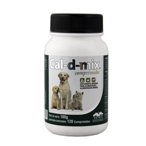 Cal-d-mix Suplemento Cálcio 120 Comp - Vetnil