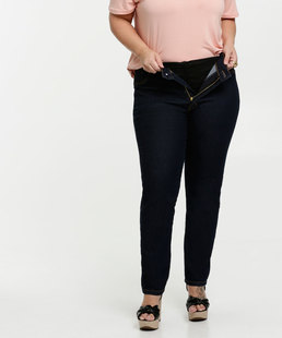 Calça Feminina Jeans Modeladora Skinny Plus Size Razon