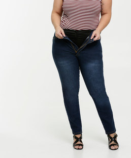 Calça Feminina Jeans Skinny Modeladora Plus Size Razon