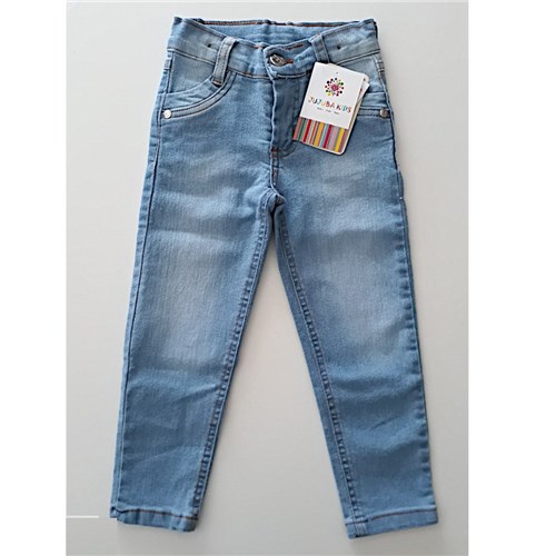 Calça Jeans Azul Infantil Bonafides (AZUL, 03)