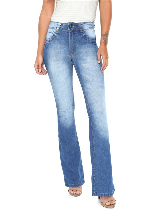 Calça Jeans Biotipo Flare Media Azul