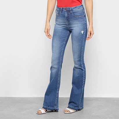 Calça Jeans Calvin Klein Flare Feminina