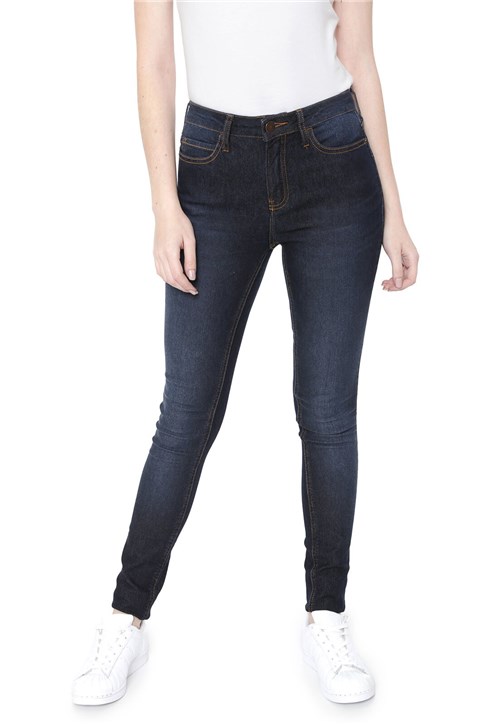 Calça Jeans Calvin Klein Jeans Skinny Five Pockets Azul