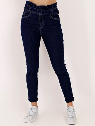 Calça Jeans Clochard Feminina Azul