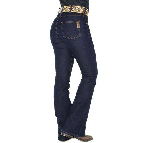 Tudo sobre 'Calça Jeans Feminina Cowboy ST Flare Azul-44'