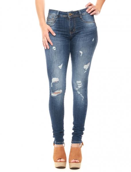 Calça Skinny Feminina Jeans Com Licra Levanta Bumbum Branca 18, Magalu  Empresas